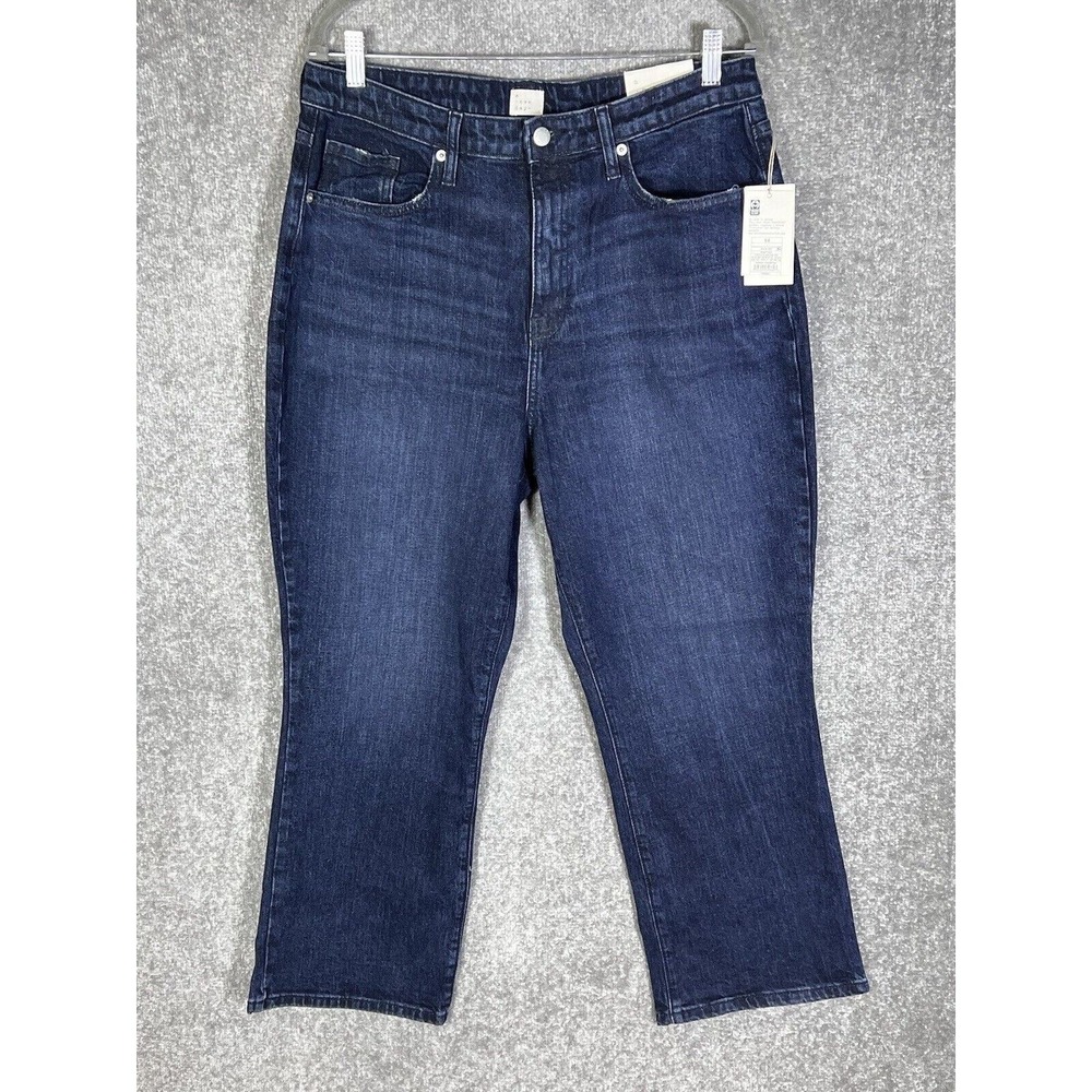 A New Day High Rise Bootcut Jeans Womens Size 14 Blue Denim Dark Wash Stretch